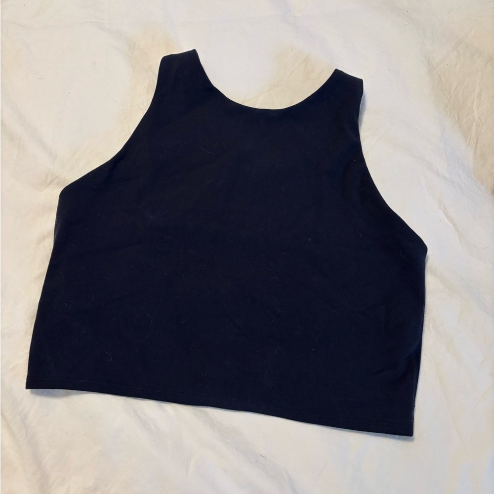 Athleta Conscious Crop Navy Blue Small